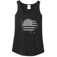 The Great American Flag Is In Our Hearts Ladies Essential Tank