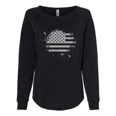 The Great American Flag Is In Our Hearts Womens California Wash Sweatshirt