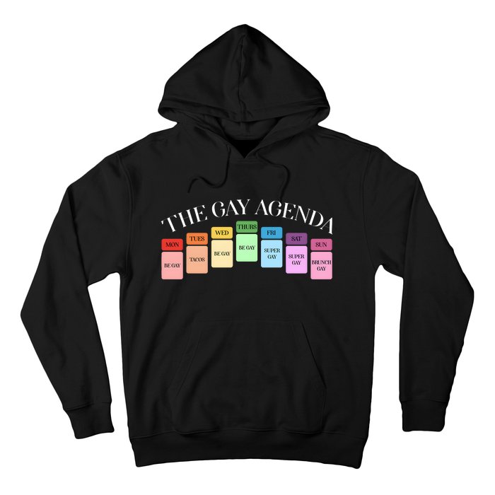 The Gay Agenda Lgbt Pride Month Hoodie