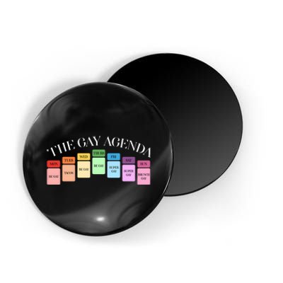 The Gay Agenda Lgbt Pride Month Magnet