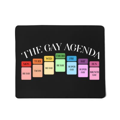 The Gay Agenda Lgbt Pride Month Mousepad