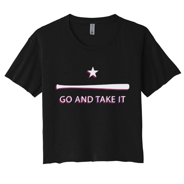 Texas Go And Take It Crop Top