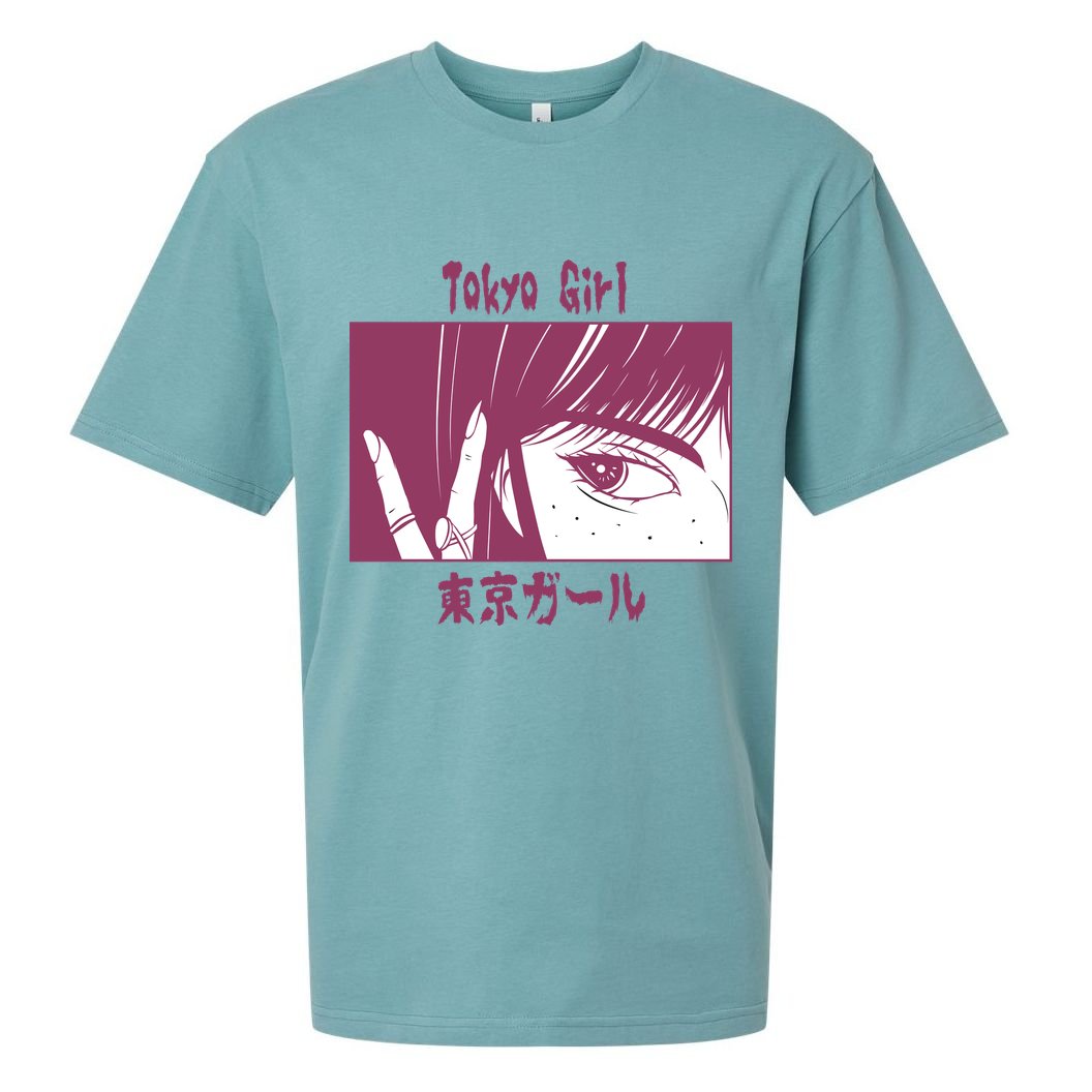 Tokyo Girl Anime Sueded Cloud Jersey T-Shirt