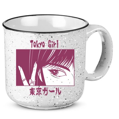 Tokyo Girl Anime 15oz Campfire Ceramic Mug