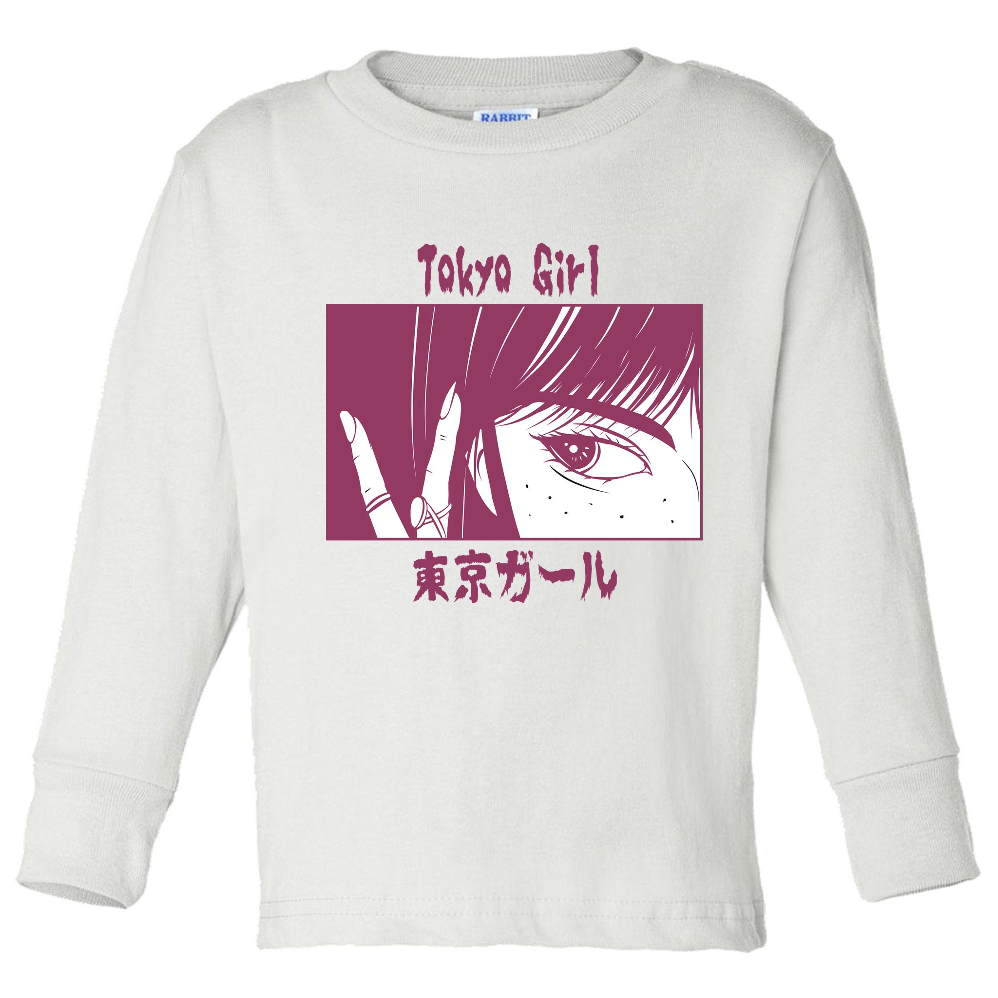 Tokyo Girl Anime Toddler Long Sleeve Shirt