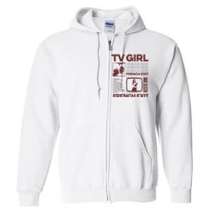 Tv Girl Album Frenchs Exit Full Zip Hoodie