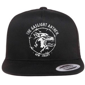 The Gaslight Anthem Wolf Flat Bill Trucker Hat