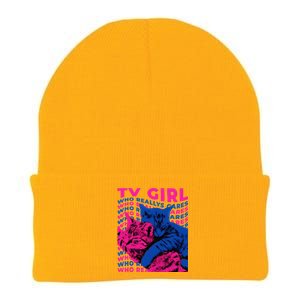 Tv Girl Album Frenchs Exit Who Really Cares Cat Tv Girl Knit Cap Winter Beanie