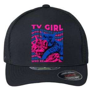 Tv Girl Album Frenchs Exit Who Really Cares Cat Tv Girl Flexfit Unipanel Trucker Cap