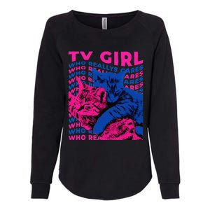 Tv Girl Album Frenchs Exit Who Really Cares Cat Tv Girl Womens California Wash Sweatshirt