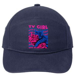 Tv Girl Album Frenchs Exit Who Really Cares Cat Tv Girl 7-Panel Snapback Hat