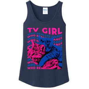 Tv Girl Album Frenchs Exit Who Really Cares Cat Tv Girl Ladies Essential Tank