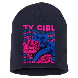 Tv Girl Album Frenchs Exit Who Really Cares Cat Tv Girl Short Acrylic Beanie