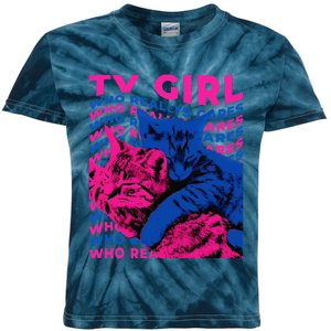 Tv Girl Album Frenchs Exit Who Really Cares Cat Tv Girl Kids Tie-Dye T-Shirt