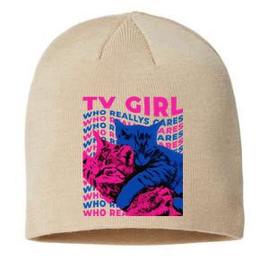 Tv Girl Album Frenchs Exit Who Really Cares Cat Tv Girl Sustainable Beanie