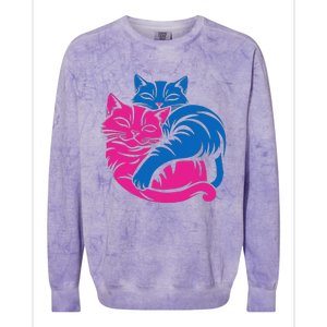 Tv Girl Album Frenchs Exit Cat Funny Colorblast Crewneck Sweatshirt