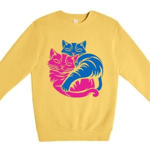 Tv Girl Album Frenchs Exit Cat Funny Premium Crewneck Sweatshirt