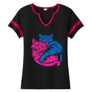 Tv Girl Album Frenchs Exit Cat Funny Ladies Halftime Notch Neck Tee