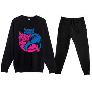 Tv Girl Album Frenchs Exit Cat Funny Premium Crewneck Sweatsuit Set