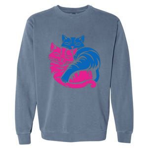 Tv Girl Album Frenchs Exit Cat Funny Garment-Dyed Sweatshirt