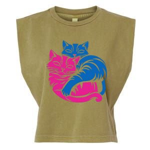 Tv Girl Album Frenchs Exit Cat Funny Garment-Dyed Women's Muscle Tee