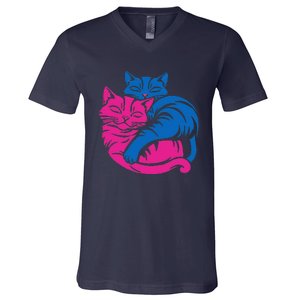 Tv Girl Album Frenchs Exit Cat Funny V-Neck T-Shirt