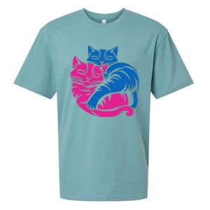 Tv Girl Album Frenchs Exit Cat Funny Sueded Cloud Jersey T-Shirt