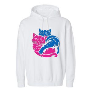 Tv Girl Album Frenchs Exit Cat Funny Garment-Dyed Fleece Hoodie