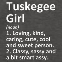 Tuskegee Girl Al Alabama Funny City Home Roots Gift Vector Backpack