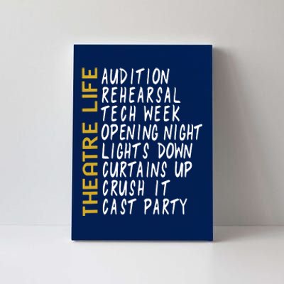 Theatre Gift Acting Thespian Play Director Canvas