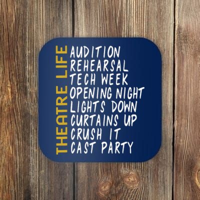 Theatre Gift Acting Thespian Play Director Coaster