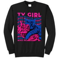 Tv Girl Album Frenchs Exit Who Really Cares Cat Tv Girl Gift Sweatshirt