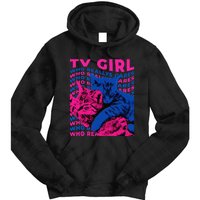 Tv Girl Album Frenchs Exit Who Really Cares Cat Tv Girl Gift Tie Dye Hoodie