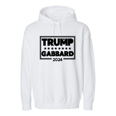 Tulsi Gabbard And Donald Trump Election 2024 Gift Garment-Dyed Fleece Hoodie