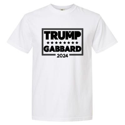 Tulsi Gabbard And Donald Trump Election 2024 Gift Garment-Dyed Heavyweight T-Shirt