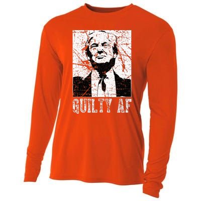 Trump Guilty Af Trump Guilty On 34 Counts Cooling Performance Long Sleeve Crew