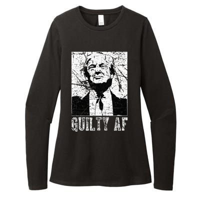 Trump Guilty Af Trump Guilty On 34 Counts Womens CVC Long Sleeve Shirt