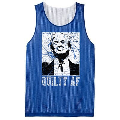 Trump Guilty Af Trump Guilty On 34 Counts Mesh Reversible Basketball Jersey Tank