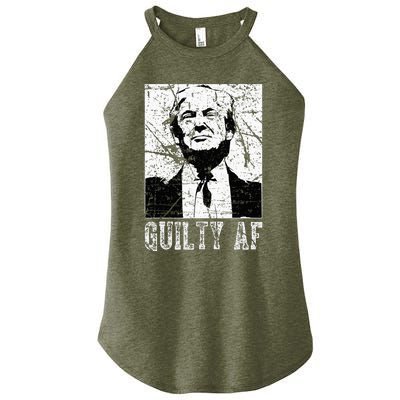 Trump Guilty Af Trump Guilty On 34 Counts Women's Perfect Tri Rocker Tank