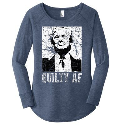 Trump Guilty Af Trump Guilty On 34 Counts Women's Perfect Tri Tunic Long Sleeve Shirt