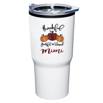 Thankful Grateful And Blessed Mimi Pumkin Thankgiving Meaningful Gift Tumbler