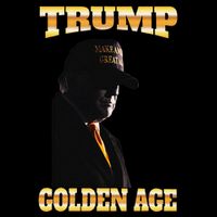 Trump Golden Age Silhouette Maga 45 47 Golden Tie Impact Tech Backpack