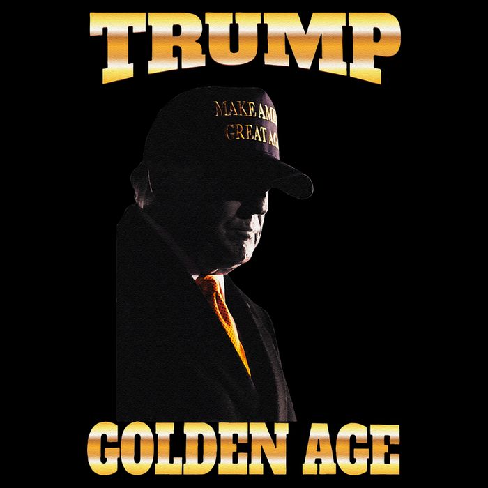 Trump Golden Age Silhouette Maga 45 47 Golden Tie Impact Tech Backpack