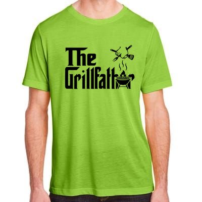 The Grillfather Bbq Grill Pitmaster Smoker Funny Barbecue Gift Adult ChromaSoft Performance T-Shirt