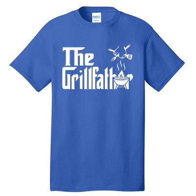 The Grillfather Bbq Grill Pitmaster Smoker Funny Barbecue Gift Tall T-Shirt