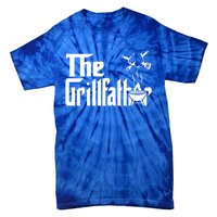 The Grillfather Bbq Grill Pitmaster Smoker Funny Barbecue Gift Tie-Dye T-Shirt