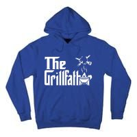 The Grillfather Bbq Grill Pitmaster Smoker Funny Barbecue Gift Tall Hoodie