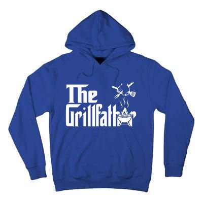 The Grillfather Bbq Grill Pitmaster Smoker Funny Barbecue Gift Tall Hoodie