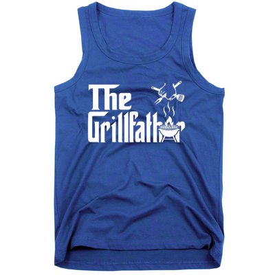 The Grillfather Bbq Grill Pitmaster Smoker Funny Barbecue Gift Tank Top