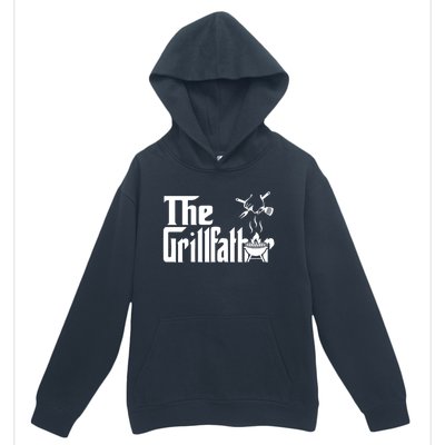 The Grillfather Bbq Grill Pitmaster Smoker Funny Barbecue Gift Urban Pullover Hoodie